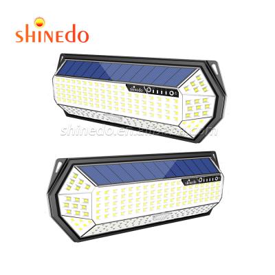 China Outdoor Waterproof Solar Garden Shinedo Patent Motion Sensor Solar Wall Mounted Light for sale