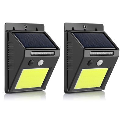 China Residential Solar Wall Lights Outdoor Motion Sensor, Super Bright Wireless Waterproof COB 48 LED Solar Porch Lights for sale