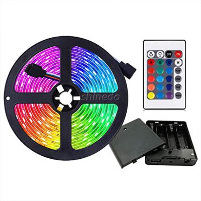 China LANDSCAPE Amazon Google Smart APP Wifi 12v Led IP65 SMD 5050 RGB Light Remote Control Flexible Waterproof Decoration LED Strip Light for sale