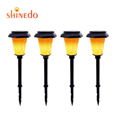 China Solar Garden LED Flame Torch Light Waterproof Flickering Outdoor Landscape for sale