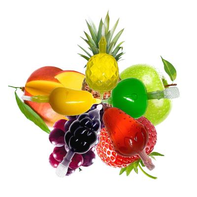 China Natural Sweet Jelly Pudding Fruit Shaped Colorful Cute Shape Fruit Juice Fruity Jelly Delicious China 33g 40pcs Jelly Candy for sale