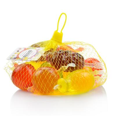 China Wholesale 40G Full Size Fruit Shaped Fruit Jelly Sweets Pudding Candy Mesh Assorted Bag for sale