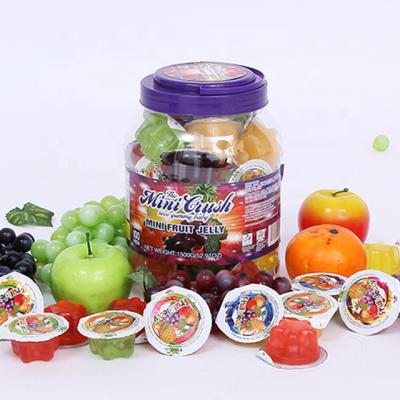 China Free Sample Low Fat Round Jar Assorted Flavor Fruit Jelly Assorted Mini Jelly for sale