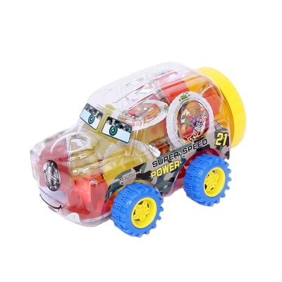 China Low Fat Fruit Dessert Jelly Toy Cars Fruit Jelly Pop Candy for sale