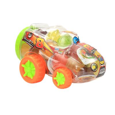 China Low Fat Toy Cars Fruit Jelly Plastic Cup Assorted Jelly Fruits for sale