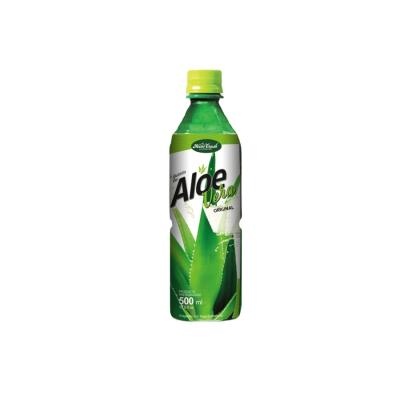 China Supplier Low Salt Aloe Softer Drink China Premium Aloe Vera Vera Drink With Aloe Vera Pulp Fresh Juice Natural Bottle Packing Brix 16% for sale