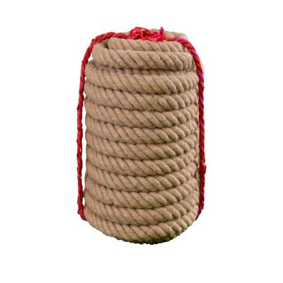 China Wholesale 15mm Hemp Agricultural Packing Mesh Custom Rope Bulk Jute Decorative Rope for sale