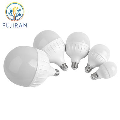 China High Power 10W 20W 30W 40W 50W Hotel LED Light Bulb E26 E27 B22 Aluminum Base LED Lamp UFO Bulb for sale