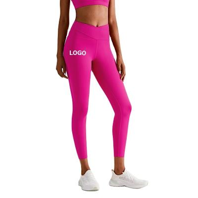 China 2022 Breathable New Workout Yoga Pants Fitness Tummy Control Women Waist Tops Female Sportswear Lift Butt Gaiters Sexy Gym Running Tights for sale