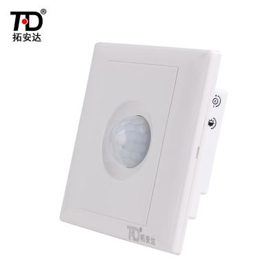 China Wall Mounted Human Body PIR Switch Sensor, Infrared Switch Motion Sensor LED Position Sensor DC24V Controller for sale