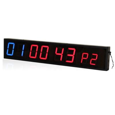 China Bodybuilding Timer PeakPower 8 Digit 4 Inch LED Digital GYM Pacer for sale