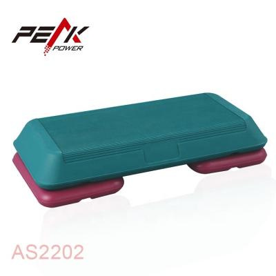 China Anti-slip surface on the platform that suppports up to 250kg PeakPower hot sale anti-slip adjustable aerobic step in fitness and exercise for sale