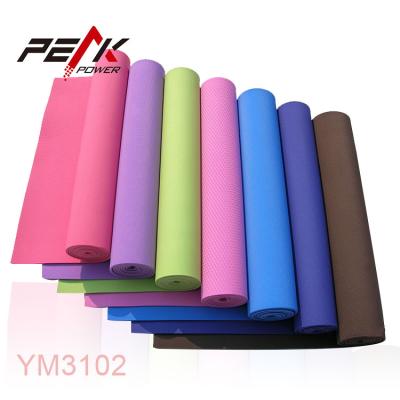 China PeakPower Single Color Cheap EVA Yoga Mat 1830*610*4mm/5mm/6mm for sale