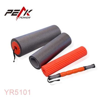 China PeakPower Comfortable Hot Sale Cavity 46*15cm Exercise Yoga Roller Set for sale