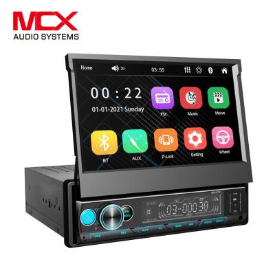 China MCX-2715 Retractable Touch Screen Car Gps Navigation Car Stereo Video Multimedia 1Din 7