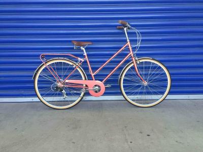 China High End Pink Ladies City Bikes Urban Bicycle With Riser Handbar for sale