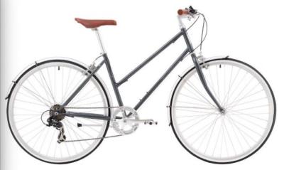 China High End Grey Frame Ladies City Style Commuter Bicycle With Riser Handbar for sale