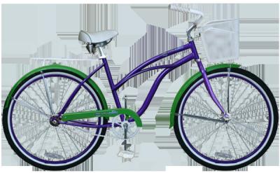 China 700C Beach Cruiser Bicycles Single Speed City Bikes With Alloy Brake for sale