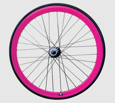 China Alloy Flip Flop Custom Bicycle Parts 700C Bike Wheel Set for sale