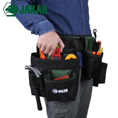 China Multi-pocket Waterproof Heavy Duty Combination Hammer Holder Use 1680D Adjustable Waist Tool Belt Functional Durable Bag Individually for sale