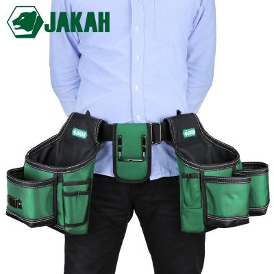 China Waterproof Heavy Duty Hammer Holder Adjustable Combination Individually Use Multi-pocket 1680D Waist Tool Belt Bag Functional Durable Pouch for sale