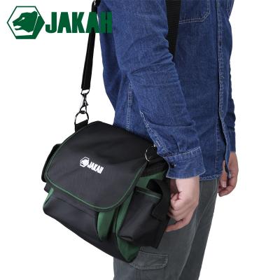 China 600D Waterproof Portable Electric Technician Shoulder Fin Cover Large Capacity Multi-pocket Waist Bag Carrying Case for sale