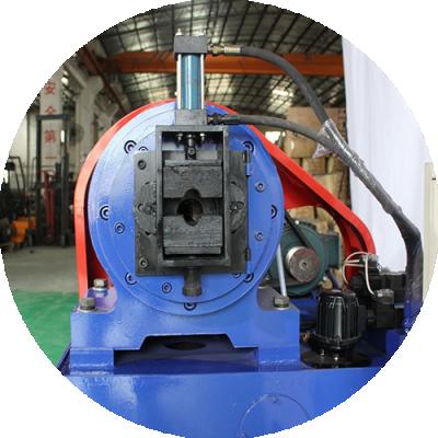 China Hotels SS Iron Ornamental Tube Forming Machine Rotary Pipe Stamping Equipment for sale