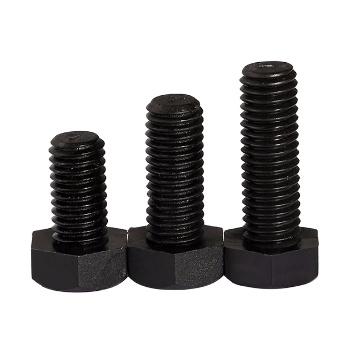 China DIN933 Industry Nylon External Hex Bolts Hex M4 M5 M6 M8 M10 M12 Screws Black Plastic Insulation PA66 for sale