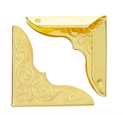 China Industry Gold Light Angle Shield Books Notebooks Others Decorations Corner Protectors for sale