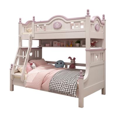 China Contemporary Luxury Home Furniture Kids Bed Bedroom Solid Wood Bed Sets 1.2m 1.35m 1.5m Wooden Kids Bed for sale