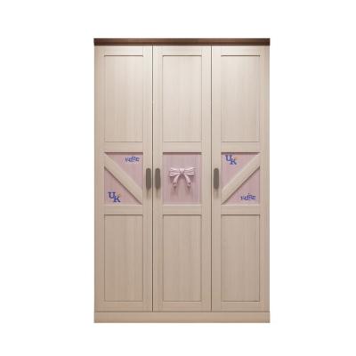 China All Children's Bedroom Furniture Solid Wood 2 Door 3 Door High Quality Solid Wood Children's Wardrobe for sale