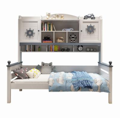 China New Horizontal Modern Smart Bedroom Furniture Bed Solid Wood Solid Wood Kids All Space Saving Bed for sale