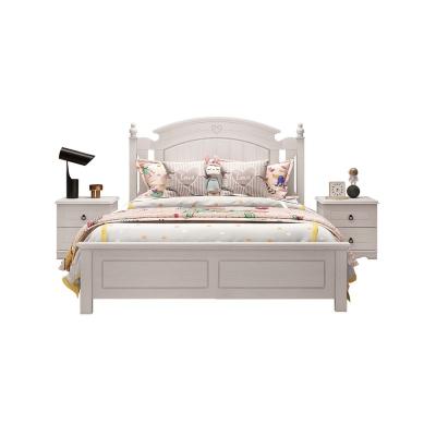 China All Factory Factory Wholesale Solid Wood Furniture Solid Wood Kids Bed Double Single Bed Sets With Storage for sale