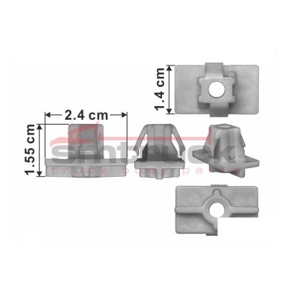 China TRUCK BODY PARTS ISM96-601 SHIP FTR.FSR DECA BUSH SCREW (FRONT) FOR ISUZU AND CHEVROLET for sale