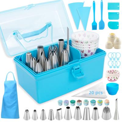 China Viable Wholesale 161pcs Hot Selling High Quality Cake Tool With Hand Box for sale