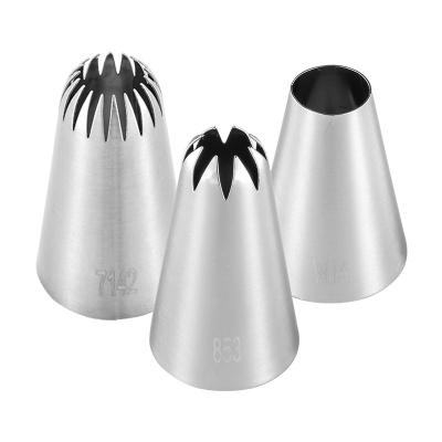 China 3 Piece Cake Spout Stainless Steel Food Sustainable High Quality Set For Home Baking for sale