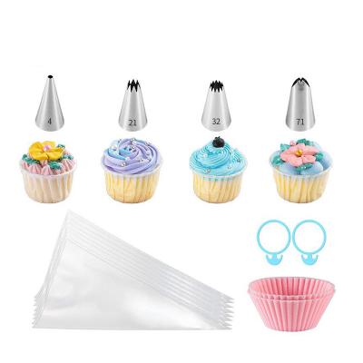 China Sustainable Low Price High Quality Stainless Steel 16 Pieces Baking And Pastry Tools With Silicone Cup for sale