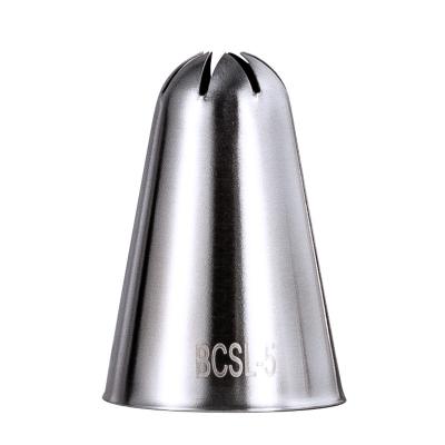 China Factory Wholesale 304 Stainless Steel Sustainable Large Size Bake Accessories Bake Decorating Tip for sale