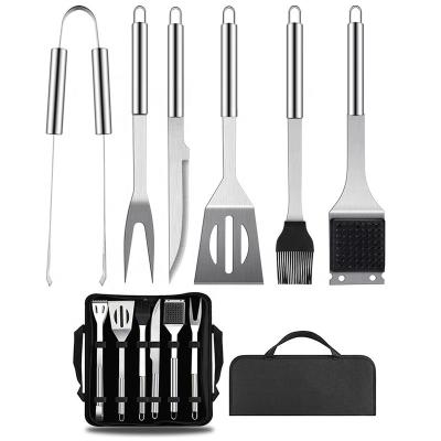 China Easily Cleaned Hot Salling BBQ Tool 6pcs/set Grill Grilling Utensil Accessories of Outdoor Camping for sale