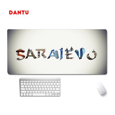 China DANTU Heating Xxl High Quality Custom Copy Extended Large Neoprene Office Keyboard Mat Gamer Gaming Large Desk Rubber Mouse Pad for sale