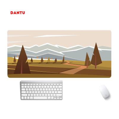 China DANTU Enthusiast Mat Forest Anime Waterproof Rubber Mouse Pad Gaming Keyboard Mat Computer Comfort Extend Xxl Desktop Big Long for sale