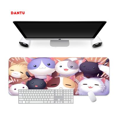 China Wholesale Soft Surfac Best Quality Dantu Custom Extend XLL Cat Mouse Pad Mat Natural Clear Office Cute Rubber Mouse Pads Purchase for sale