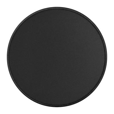 China Office Rubber Mat For Advertising Gift Promotion Wholesale Custom Black Round Computer DANTU Smooth Outdoor Mini Office Mouse Pad 20x20 Small for sale