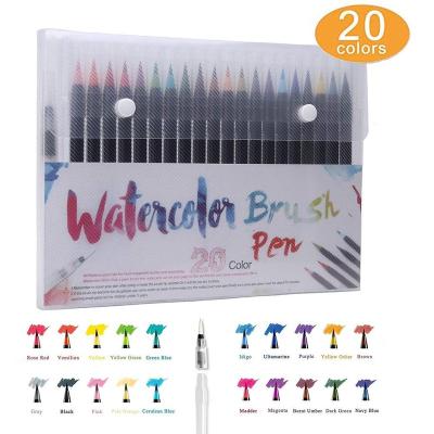 China Water-based Indelible Chisel Tip  Indelible Water Proof Water Color Marker Pen Set for sale