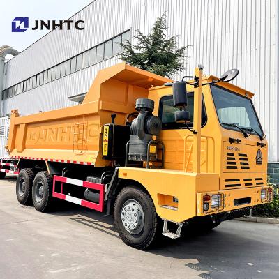 China New aluminum alloy sinotruk hova 30 ton dump truck for mine with right hand drive 10 steering 32cbm tires truck for sale