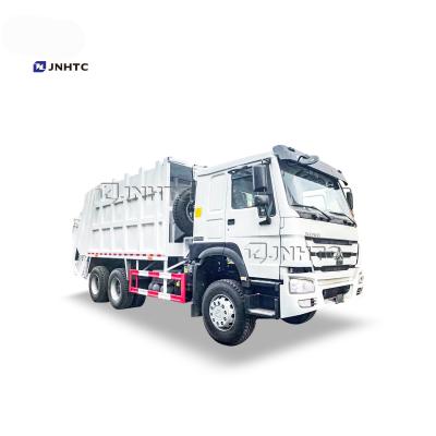 China Garment Shops Hot Sale Sinotruk Howo 6X4 Garbage Truck Sizes New 18cbm Garbage Collection Truck Price for sale