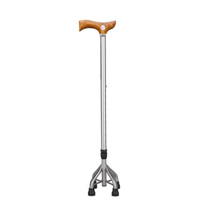 China New Quadruped Type Aluminum Alloy Cane Walking Stick Model 2021 mass production from factory with nice price for sale