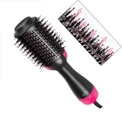 China 2 in1 Ionic 3 in 1 4 in 1 5 in 1 Hot Comb Hair Straightener Brush Hair Styler Dryer Straightener Curler Brush Ceramic Straightening Comb for sale