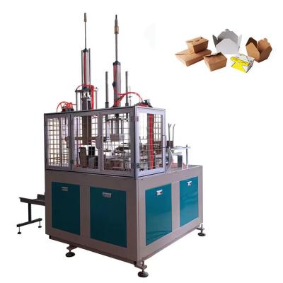 China Factory low cost fast food box making machine paper plate machine lunch box molding machines for sale