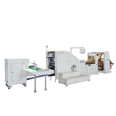 China Factory Automatic High Speed ​​Square Bottom Kraft Paper Bag Making Machine For Making Paper Bags for sale